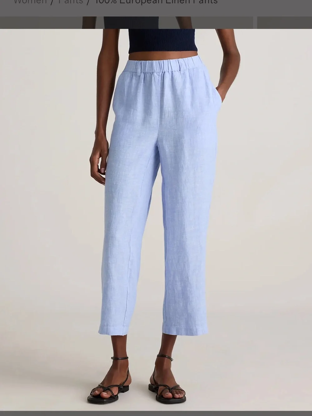 Quince 100% European Linen Pants